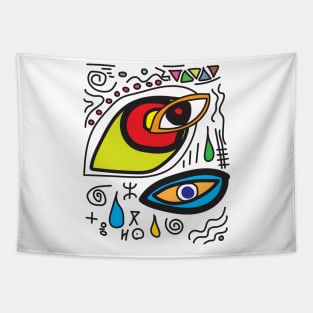 eye cry Tapestry