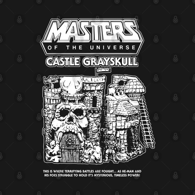 Castle Grayskull Toy Artwork - Dark by Chewbaccadoll