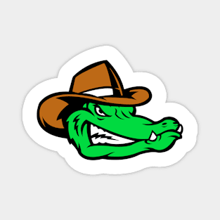 Alligator Cowboy Logo Magnet