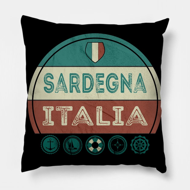 Lago Di Garda Garda Lake Garda Pillow by RegioMerch