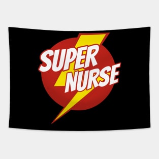 Super Nurse - Funny Nursing Superhero - Lightning Edition Tapestry