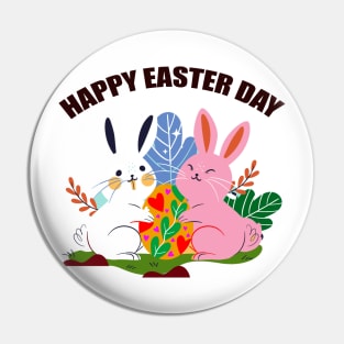 happy easter day, easter egg,Easter Egg chocolate,kids Youth Pin