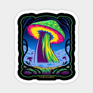 Psychedelic Magic Mushroom Magnet