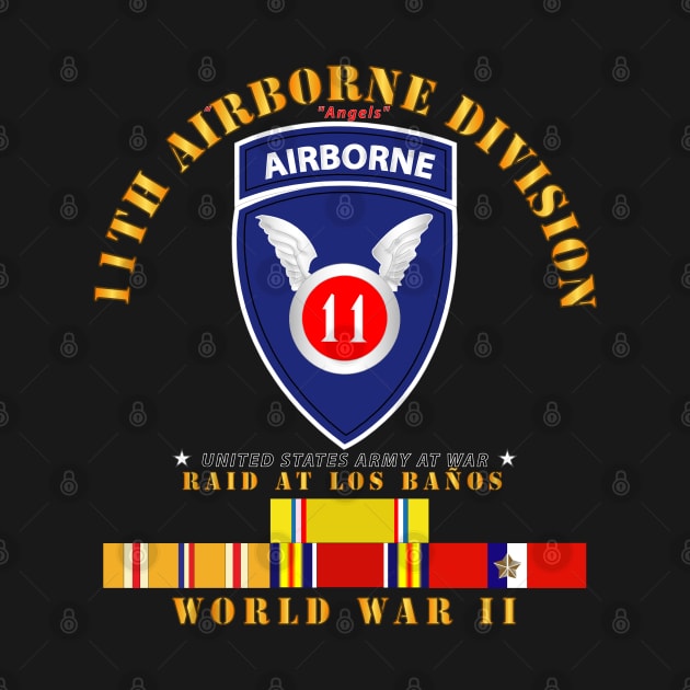 11th Airborne Division - Raid at Los Baños - WWII w PAC SVC by twix123844