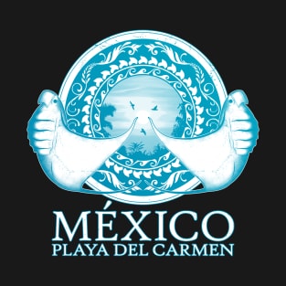 Manta Rays Playa del Carmen Mexico T-Shirt