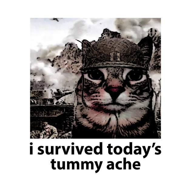 i survived today’s tummy ache unisex meme by ILOVEY2K