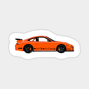 Pumpkin Racer – 997 GT3 RS Inspired Magnet