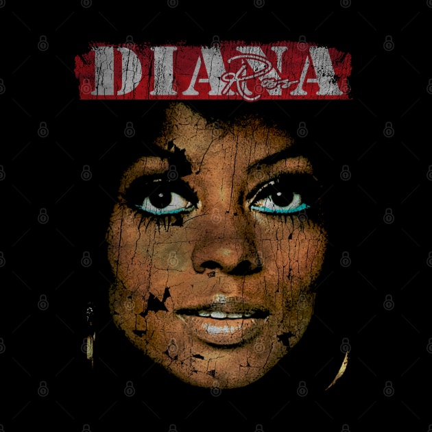 TEXTURE ART - DIANA ROSS  SURENDER by ZiziVintage