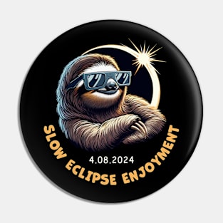 Slow Eclipse Enjoyment. 2024 Solar Eclipse. Pin