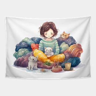 Knits and kits Tapestry