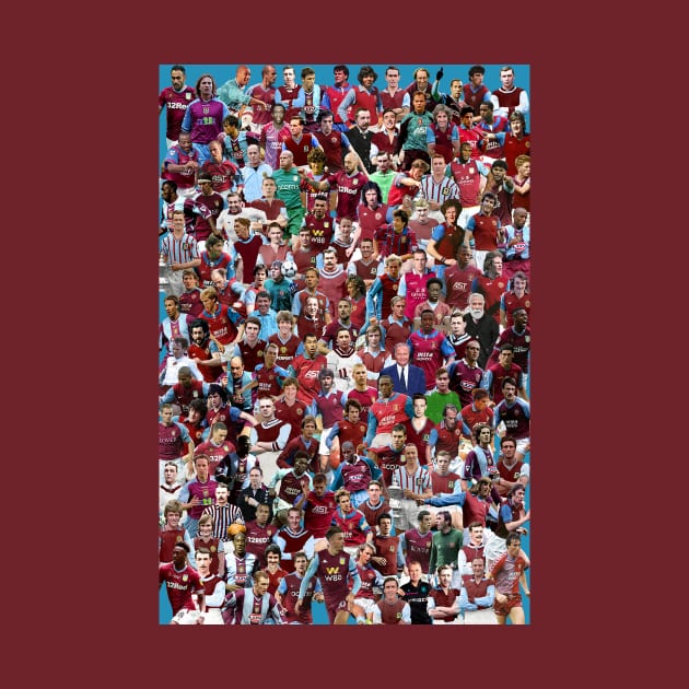 aston villa football club legends prints posters squad team by madein1874