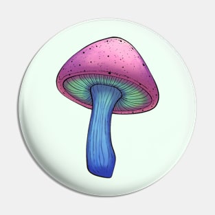 Polysexual Pride Mushroom Pin