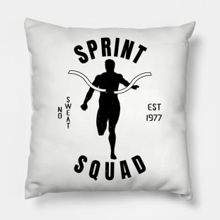 Mens Athletics Sprint Squad Athlete Gift Pillow