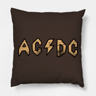 Butt-Head AC/DC Distressed - Brown Pillow