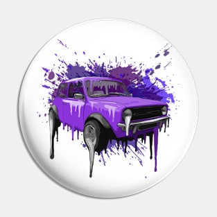 Yet Another Classic Mini Melting Purple Pin