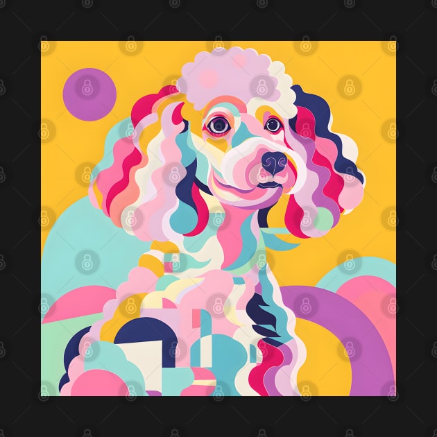 70s Poodle Vibes: Pastel Pup Parade by NatashaCuteShop
