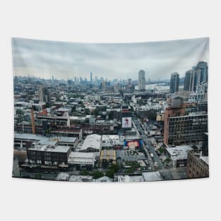 View of Brooklyn and City Skyline from High Tapestry