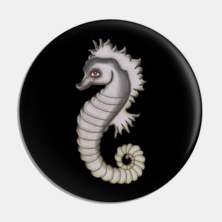 Sweet little seahorse and bubbles Pin