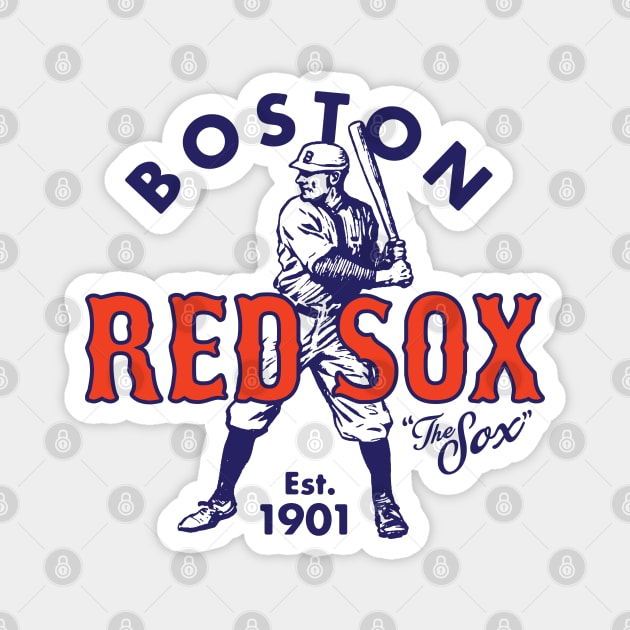 Old Style Boston Red Sox 2 by Buck Tee - Boston Red Sox - Long Sleeve T- Shirt