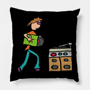 Vinyl Record Collector Pillow