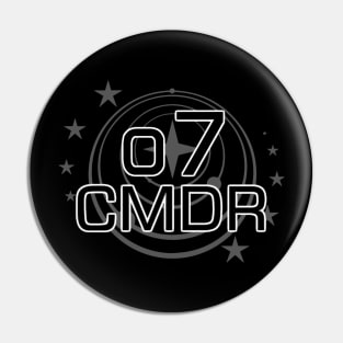 o7 CMDR - Federation Pin