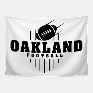 Oakland Football Team Color Tapestry