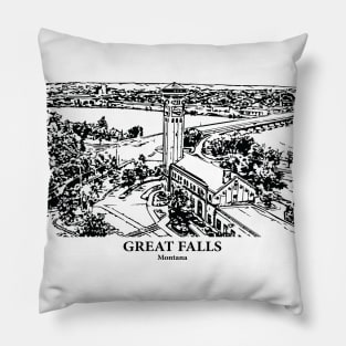 Great Falls - Montana Pillow