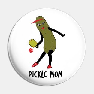 Womens Pickleball Pickle Mom Pin