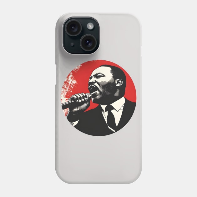 Inspire Unity: Festive Martin Luther King Day Art, Equality Designs, and Freedom Tributes! Phone Case by insaneLEDP