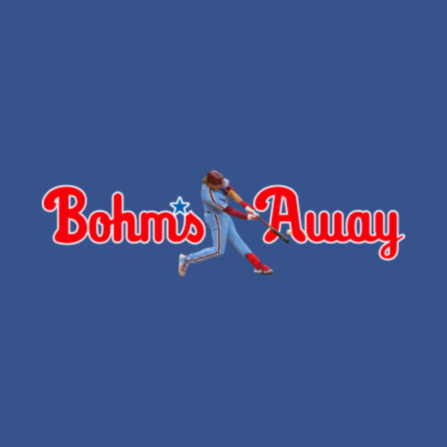 Bohm's Away Phillies Long Sleeve TShirt TeePublic