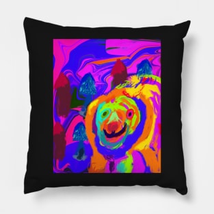 Abstract bear Pillow