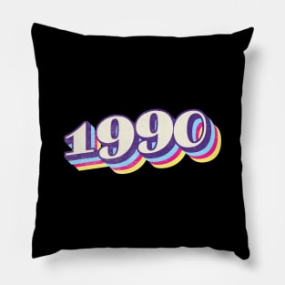 1990 Birthday Year Pillow