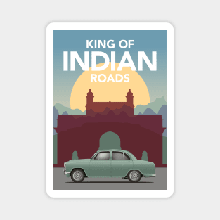 King of Indian roads Magnet