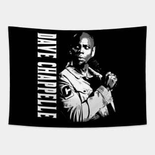 Dave Chapelle Black And White Tapestry