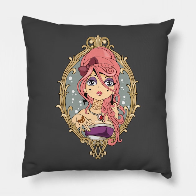 Beautiful Princess Pillow by idiotstile