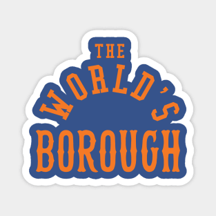 Queens 'New York' Baseball Fan: Represent Your Borough T-Shirt T-Shirt T-Shirt Magnet