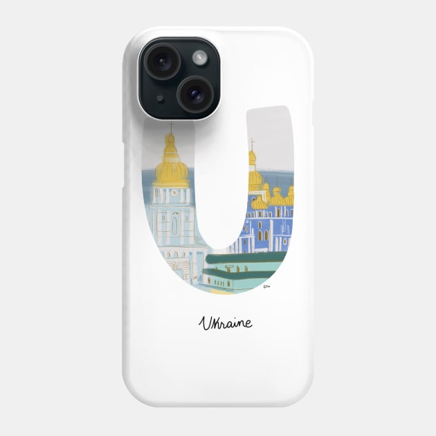 Bucket list destination - Ukraine Phone Case by gabbadelgado