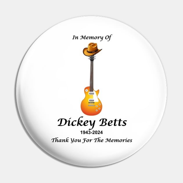 Dickey Betts Pin by Bouteeqify