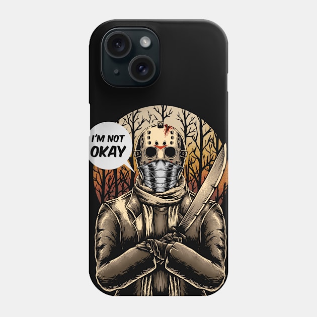 jason not okay Phone Case by sober artwerk