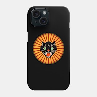 Halloween Black Cat Vintage Retro Phone Case