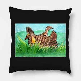 Prairie-chicken Grouse Pillow