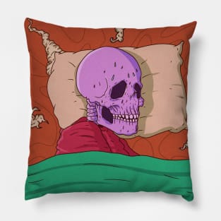 Anxiety Skeleton I Pillow