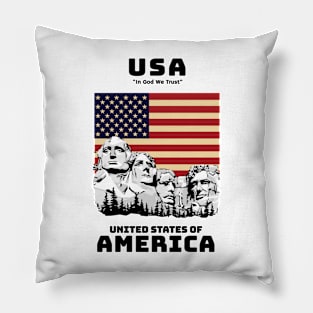 make a journey to America Pillow