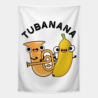 Tubanana Cute Tuba Banana Pun Tapestry