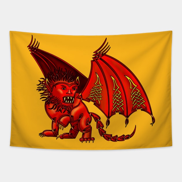 Manticore Tapestry by KnotYourWorld4