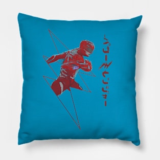 Red Ranger transparent Pillow