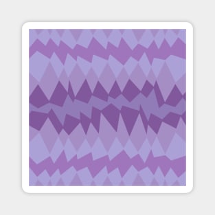 Funky Purple Diamonds Design Magnet