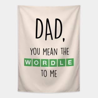 WORDLE DAD Tapestry