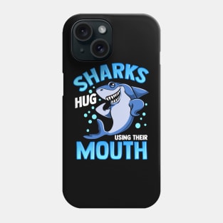 Cute & Funny Sharks Hug Using Their Mouth Phone Case