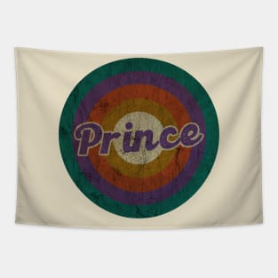 Prince - Retro Circle - DESIGN -  Vintage Tapestry